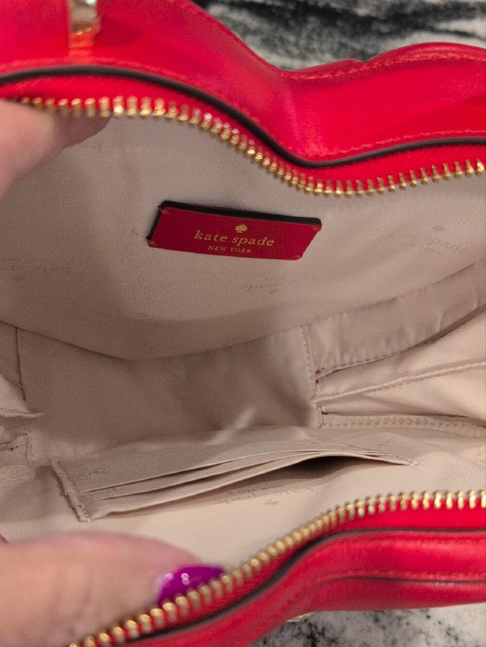 kate spade Quilted Heart Mini Top-Handle Bag - Picture 4 of 4